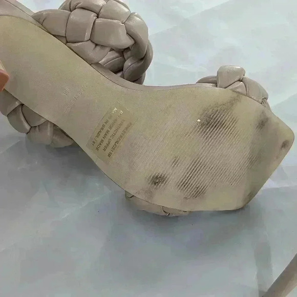 Steve Madden Kenley Women's Taupe Sandals Heels Size 8 - Picture 7 of 14